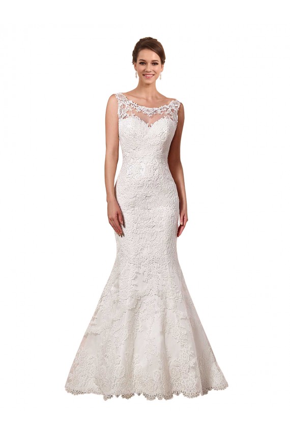 Lace Sweetheart Sleeveless Chapel Train Long Sexy Wedding Dress Kent