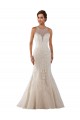 Lace Sweetheart Sleeveless Chapel Train Bridal Gown Kent
