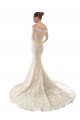 Tulle & Lace Off the Shoulder Long Sleeves Chapel Train Wedding Dress Kent