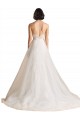 Tulle Sweetheart Sleeveless Low Back Sweep Train Bridal Wedding Dress Kent