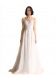 Tulle Illusion Neck Sleeveless Chapel Train Wedding Dress Kent