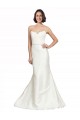 Satin & Lace Sweetheart Sleeveless Ivory Chapel Train Bridal Dress Kent