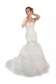 Tulle Sweetheart Sleeveless White Chapel Train Wedding Dress Kent