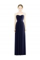 Soft Chiffon Sweetheart Sleeveless Long Formal Evening Gown / Bridesmaid Dress Kent
