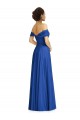 Soft Chiffon Off the Shoulder Cap Sleeves Long Semi Formal Evening Dress / Bridesmaid Dress Kent