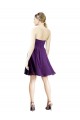 Soft Chiffon Sweetheart Sleeveless Knee Length Bridesmaid Dress Kent