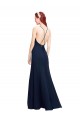 Soft Chiffon Halter Neck Sleeveless Long Prom Dress / Bridesmaid Dress Kent