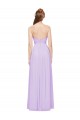 Soft Chiffon Sweetheart Sleeveless Lilac Long Evening Dress / Bridesmaid Dress Kent