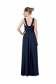 Chiffon Off the Shoulder Sleeveless V-Back Long Floor Length Bridesmaid Dress Kent
