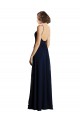 Chiffon V-Neck Sleeveless Long Bridesmaid Dress & Gowns Kent