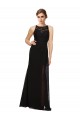 Soft Chiffon & Lace High Neck Sleeveless Long Bridesmaid Dress Kent