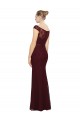Soft Chiffon Bateau Neck Cap Sleeves Long Bridesmaid Dress Kent