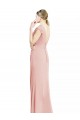 Soft Chiffon Boat Neck Cap Sleeves Long Formal Dress / Bridesmaid Dress Kent
