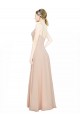 Luxe Chiffon V-Neck Sleeveless Long Bridesmaid Dress / Evening Dress Kent