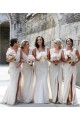 Soft Chiffon V-Neck Sleeveless Low Back Long Bridesmaid Dress Kent