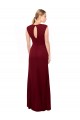 Soft Chiffon V-Neck Sleeveless Keyhole Back Long Prom Dress / Bridesmaid Dress Kent