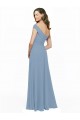 Chiffon Off the Shoulder Sleeveless Long Bridesmaid Dress / Evening Gowns Kent