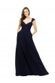 Chiffon Sweetheart Sleeveless Long Bridesmaid Gowns Kent