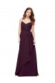 Soft Chiffon V-Neck Sleeveless Long Bridesmaid Dress / Formal Dress Kent