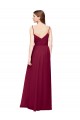 Soft Chiffon V-Neck Sleeveless Long Bridesmaid Dress / Formal Dress Kent