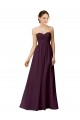 Chiffon Sweetheart Sleeveless Long Bridesmaid Dress / Evening Dress Kent