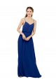 Chiffon Spaghetti Straps Sleeveless Long Bridesmaid Dress / Evening Dress Kent