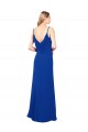 Soft Chiffon Sweetheart Sleeveless Low Back Long Evening Dress / Bridesmaid Dress Kent