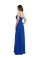 Soft Chiffon One Shoulder Sleeveless Low Back Long Bridesmaid Dress Kent
