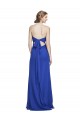 Soft Chiffon Sweetheart Sleeveless Long Bridesmaid Gown Kent