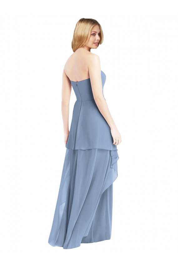 Chiffon Sweetheart Sleeveless Long Formal Dress / Bridesmaid Dress Kent