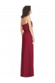 Soft Chiffon Sweetheart Sleeveless Low Back Long Formal Dress / Bridesmaid Dress Kent
