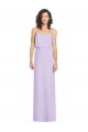 Soft Chiffon Sweetheart Sleeveless Low Back Long Formal Dress / Bridesmaid Dress Kent