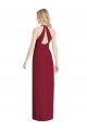 Soft Chiffon Halter Neck Sleeveless Long Formal Evening Gown / Bridesmaid Dress Kent