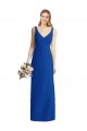 Chiffon Sweetheart Sleeveless Mermaid Long Bridesmaid Dress Kent