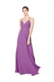 Soft Chiffon Sweetheart Sleeveless Open Back Dahlia Long Formal Dress / Bridesmaid Dress Kent