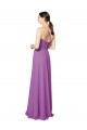 Soft Chiffon Sweetheart Sleeveless Open Back Dahlia Long Formal Dress / Bridesmaid Dress Kent