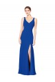 Chiffon Sweetheart Sleeveless Low Back Long Bridesmaid Evening Dress Kent