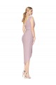 Soft Chiffon One Shoulder Sleeveless V-Back Cocktail Length High Low Evening Gown / Prom Dress / Bridesmaid Dress Kent