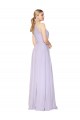 Soft Chiffon Halter Neck Sleeveless Long Formal Evening Gown / Prom Dress / Bridesmaid Dress Kent