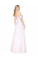 Soft Chiffon Off the Shoulder Sleeveless Long Formal Evening Gown / Prom Dress / Bridesmaid Dress Kent