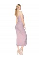Soft Chiffon Spaghetti Straps Sleeveless V-Back Knee Length High Low Evening Gown / Prom Dress / Bridesmaid Dress Kent