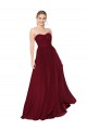 Soft Chiffon Sweetheart Sleeveless Long Formal Evening Gown / Prom Dress / Bridesmaid Dress Kent