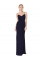 Soft Chiffon Spaghetti Straps Sleeveless V-Back Long Bridesmaid Dress / Formal Dress Kent
