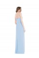 Soft Chiffon Sweetheart Sleeveless Light Sky Blue Long Formal Dress / Bridesmaid Dress Kent