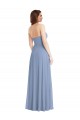 Soft Chiffon Strapless Sleeveless Long Semi Formal Evening Dress / Bridesmaid Dress Kent