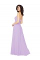 Chiffon Sweetheart Sleeveless Low Back Lilac Long Bridesmaid Dress / Evening Dress Kent