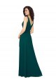 Chiffon V-Neck Sleeveless V-Back Hunter Long Evening Gowns / Bridesmaid Dresses Kent