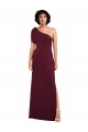 Soft Chiffon One Shoulder Sleeveless Long Formal Evening Gown / Bridesmaid Dress Kent