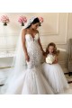 Tulle & Lace Bateau Neckline Sleeveless Chapel Train Flower Girl Dress Kent