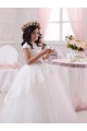 Tulle & Lace Sweetheart Sleeveless Long Flower Girl Dresses Kent